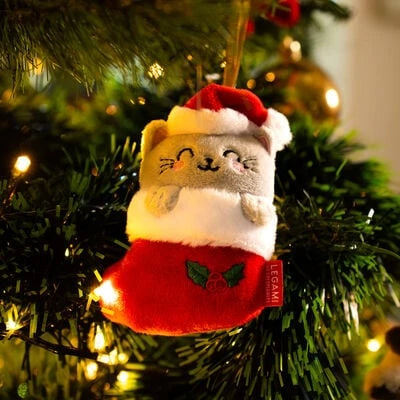 Legami - Kitty Plüschspielzeug Weihnachtsbaumdekoration - Oh-Oh-Ohrnaments