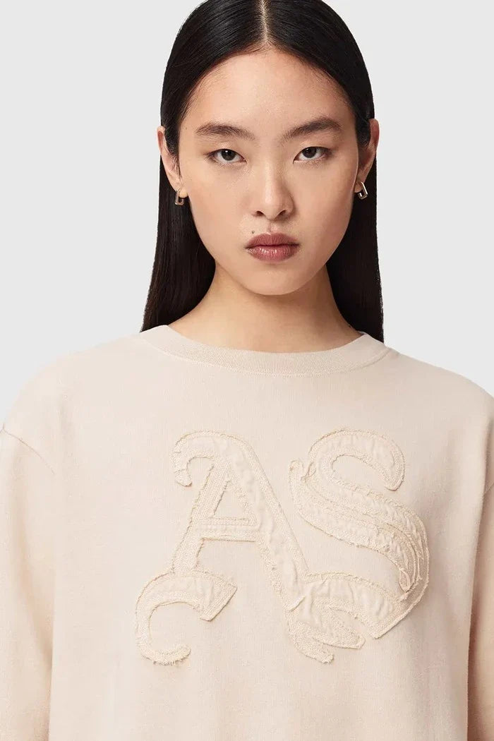 AllSaints kadın pamuklu sweatshirt INSIGNIA