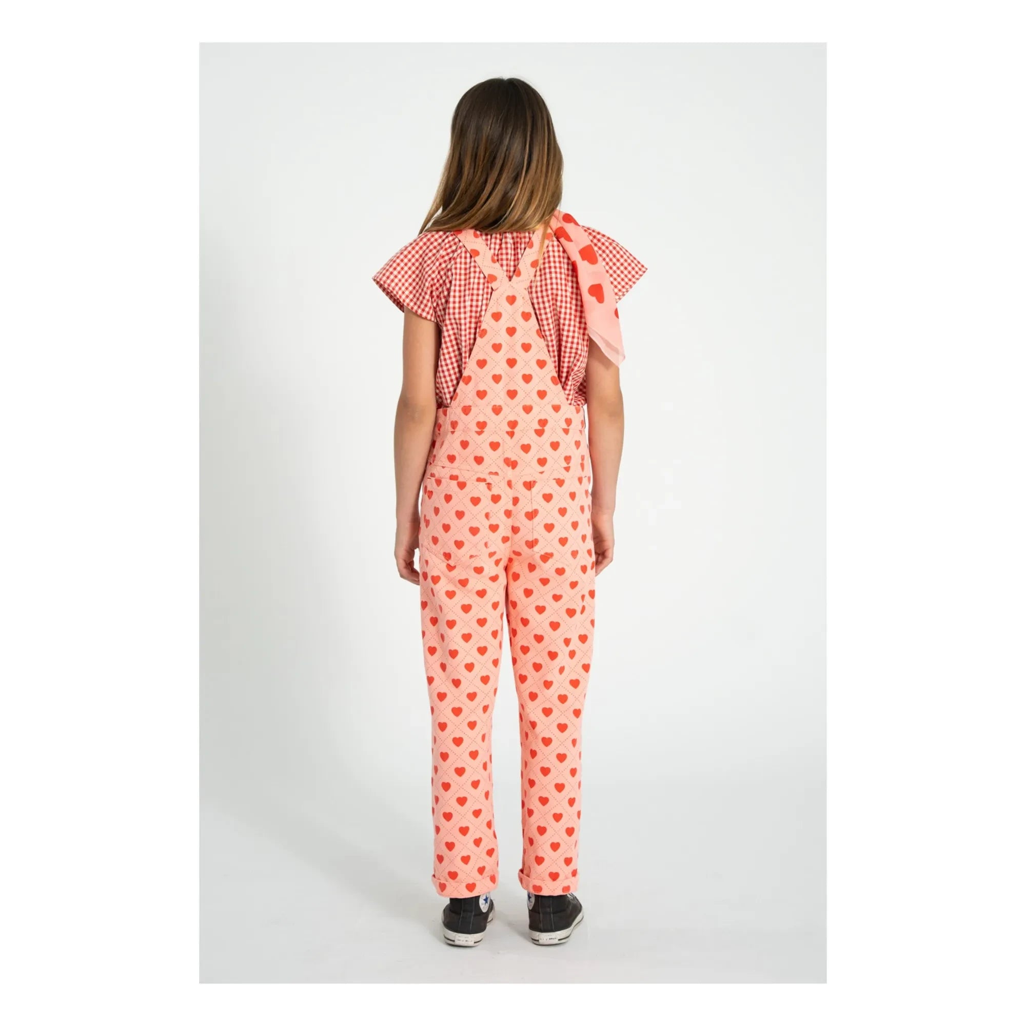 Piupiuchick - Twill Kalp Salopet | Pembe