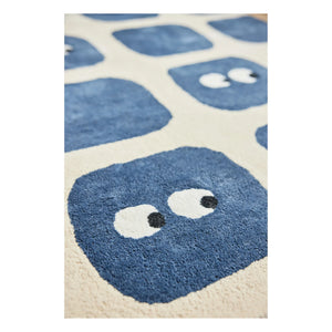 Bleuu-studio - Bidules Teppich | Marineblau