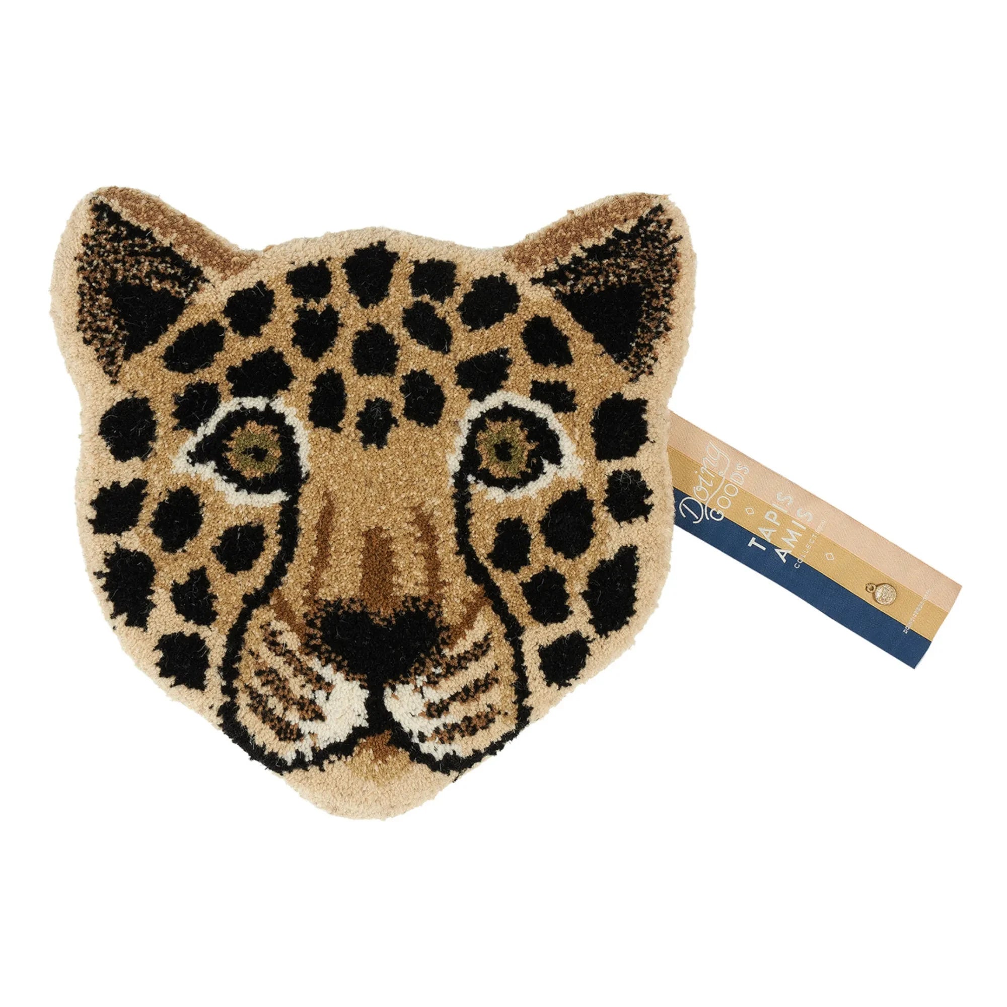 Doing Goods - Leopardenkopf Wanddeko | Braun