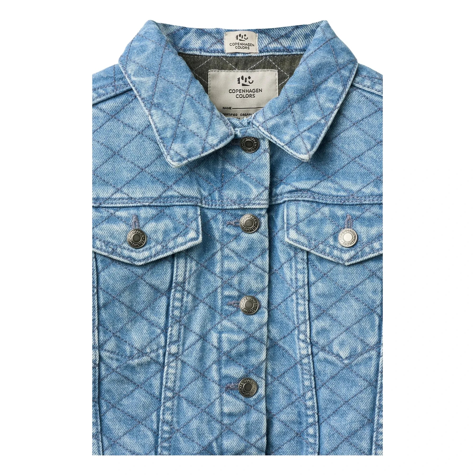 Copenhagen Colors - Jeans Steppjacke aus Bio-Baumwolle | Hellblau