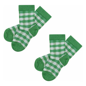 FUB - 2er-Set Carreaux Socken | Grün