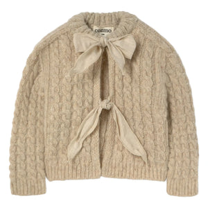 Cozmo - Heather Beige Martinique Baby Strickjacke