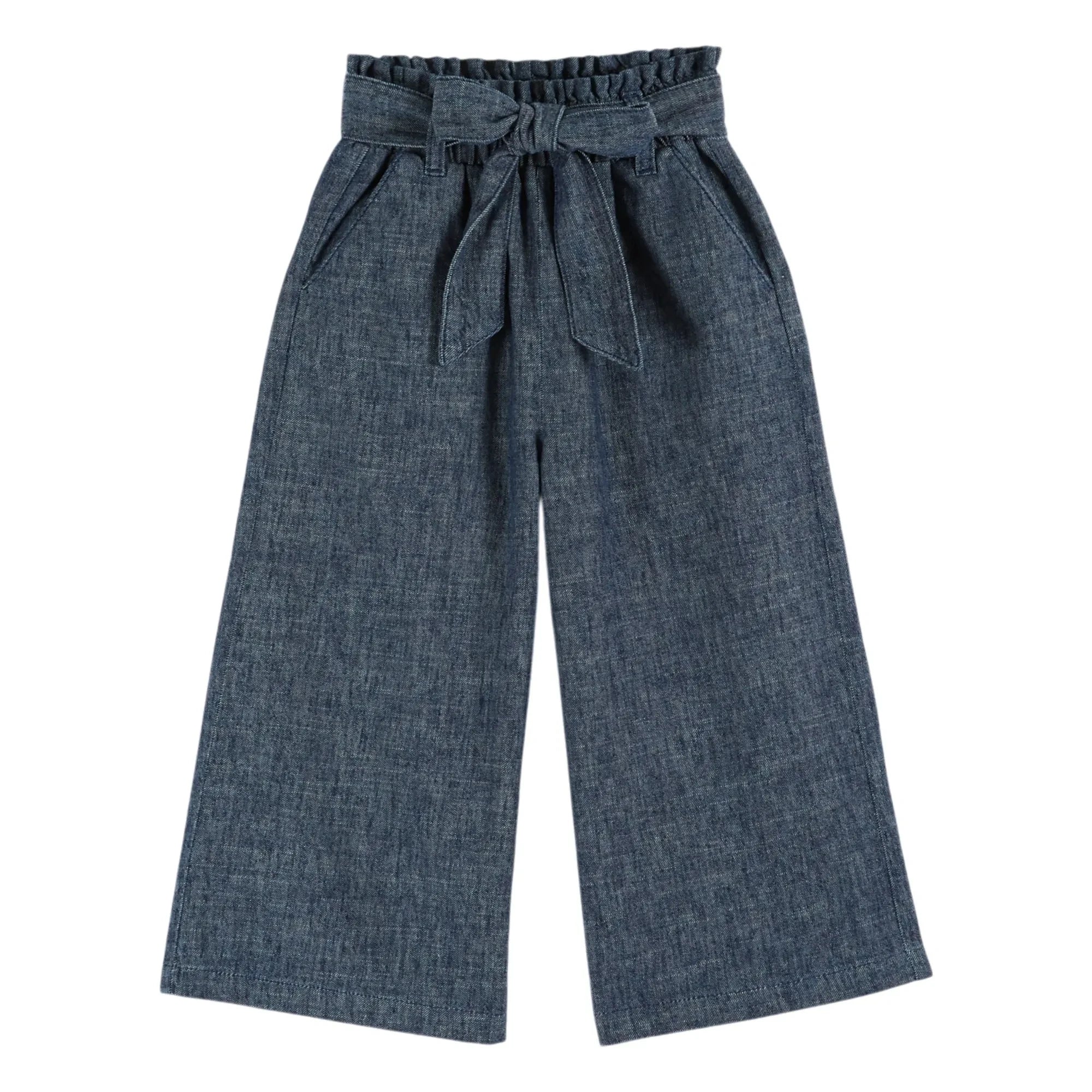 Emile et Ida – Weite Hose mit Gürtel | Marine