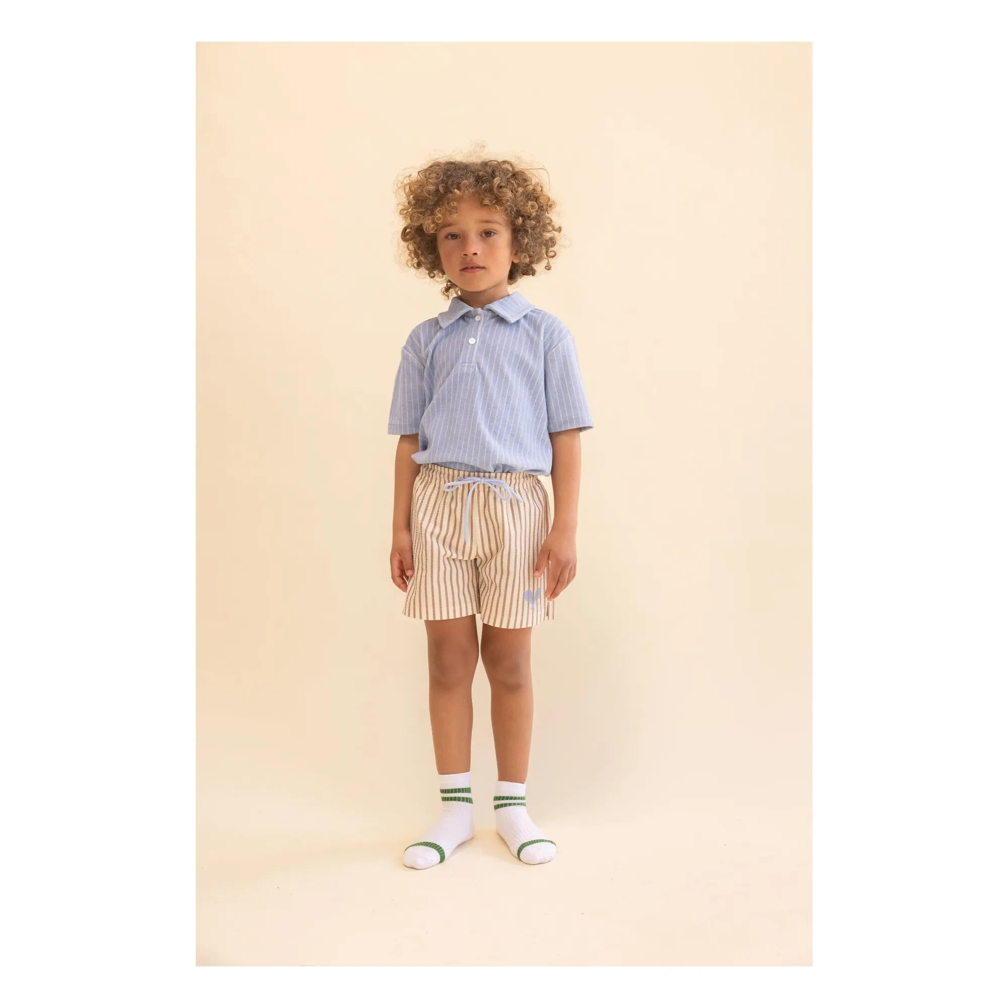 Flöss - Gestreiftes Poloshirt Norh | Blau