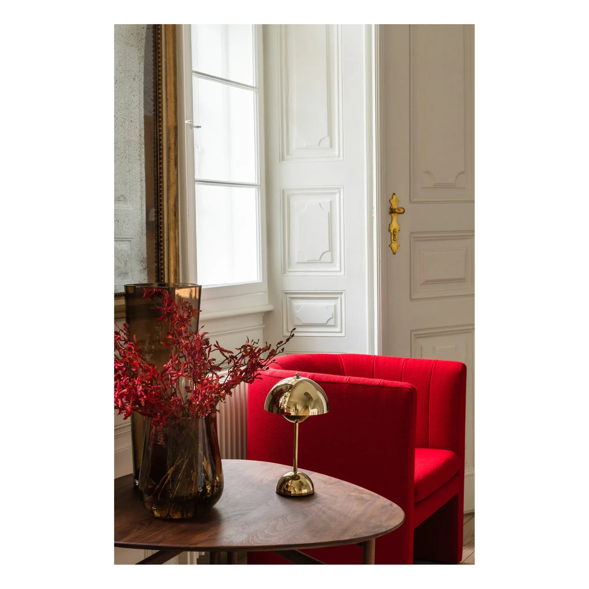 & Tradition - VP9 Flowerpot Portable Tischleuchte, Vernon Panton | Messing