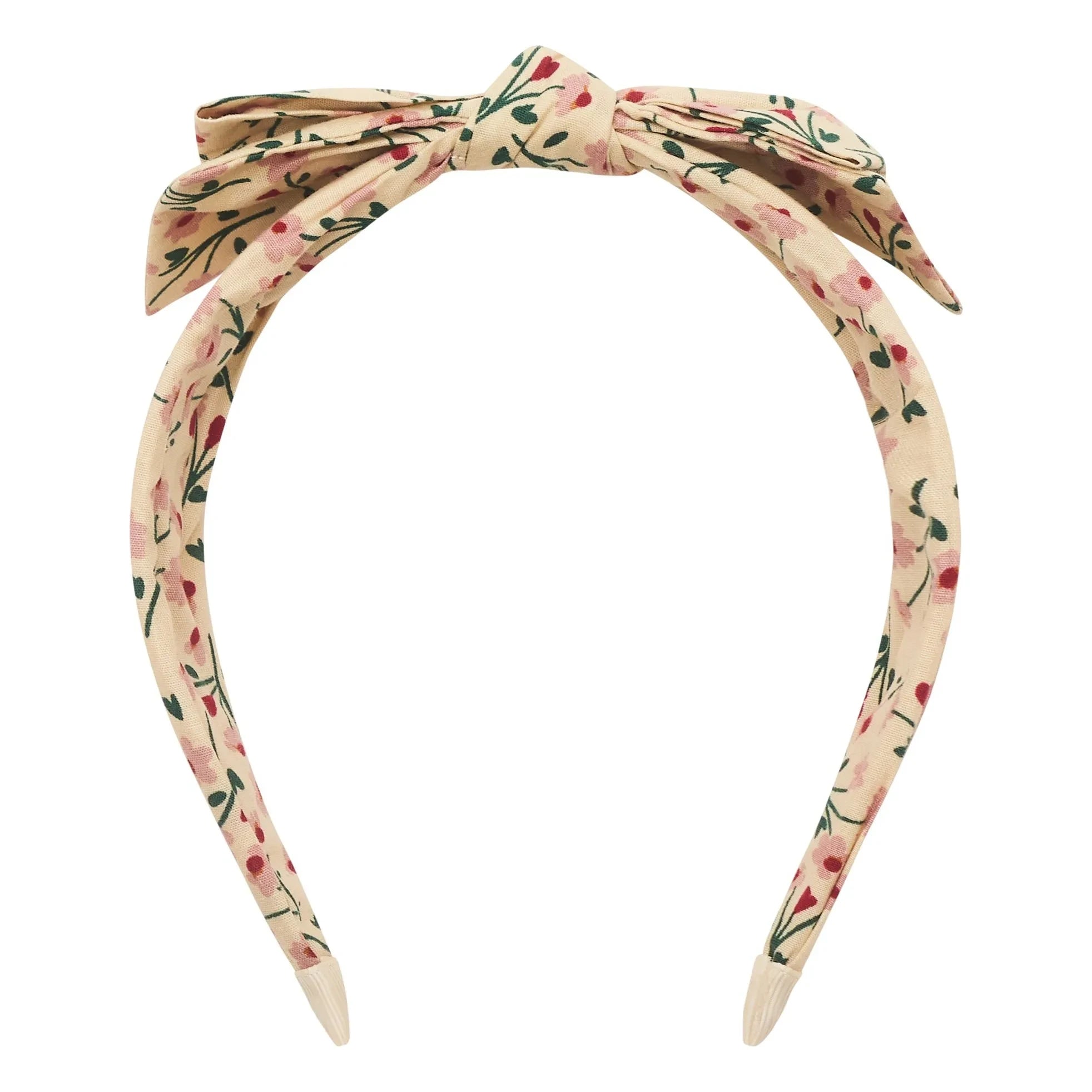 Mimi & Lula - Alice Stirnband mit Blumenmuster und Knoten | Creme