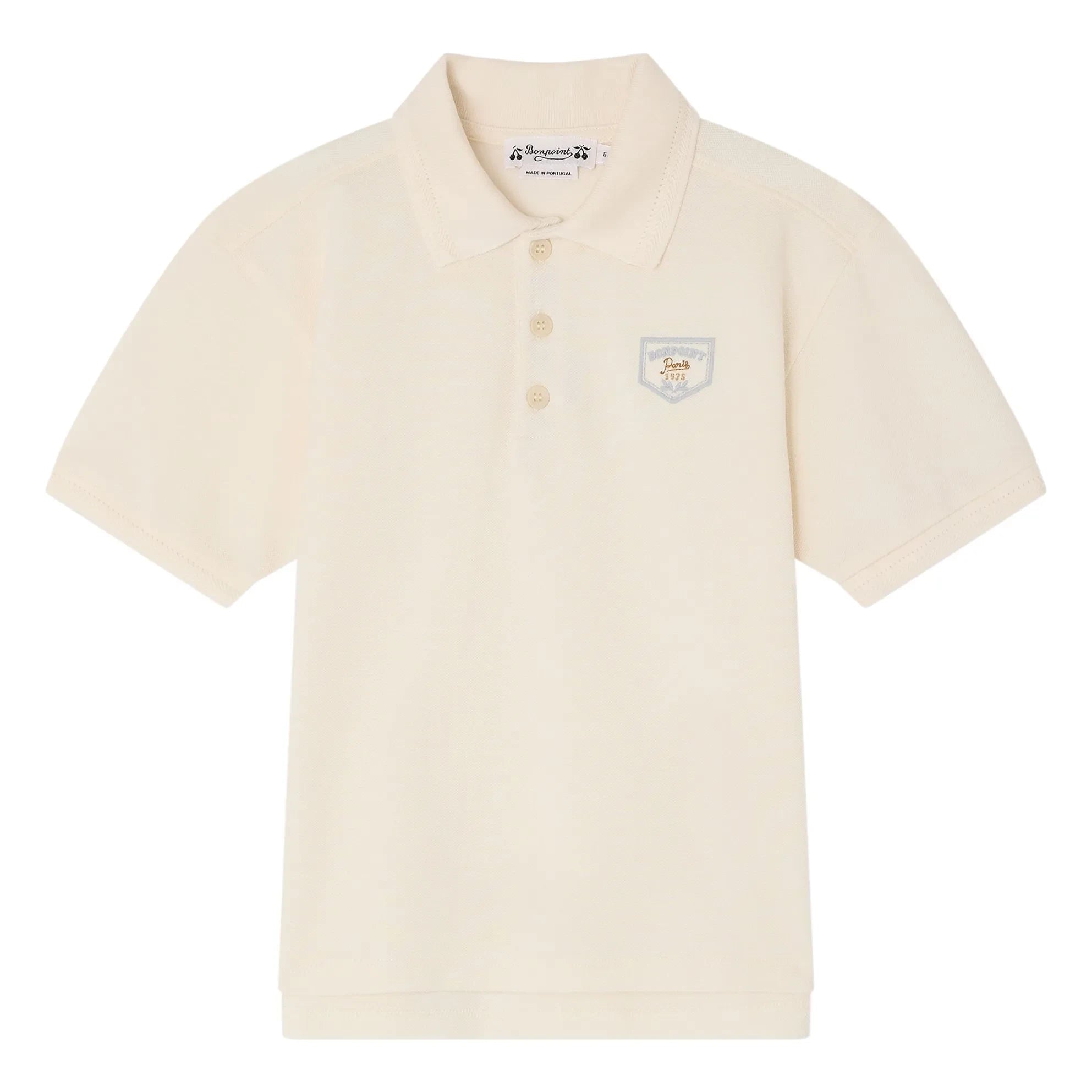Bonpoint - Lorris Poloshirt aus Bio-Baumwolle | Ecru