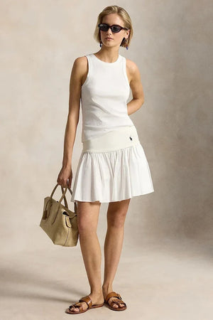 Polo Ralph Lauren Pamuk POPLIN-WVN-SKIRT