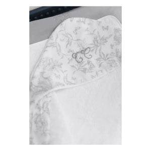 Tartine et Chocolat - Wickelauflage Toile de Jouy | Grau