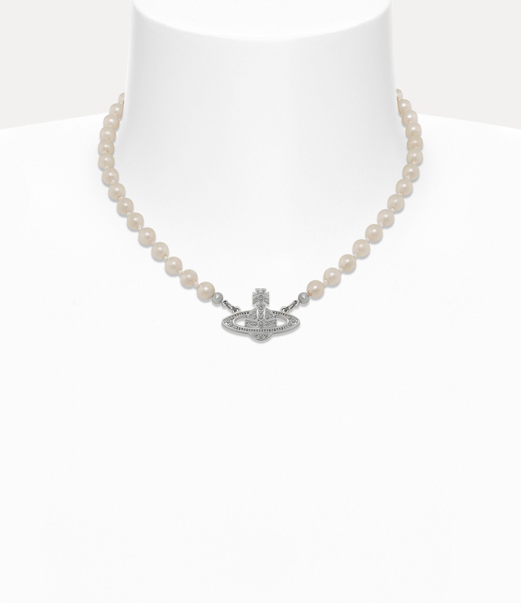 Vivienne Westwood - Mini Kabartma İnci Gerdanlık