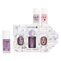 Nailmatic Kids - Nagellack-Set Bus Party und Roll-on für den Körper | Flieder