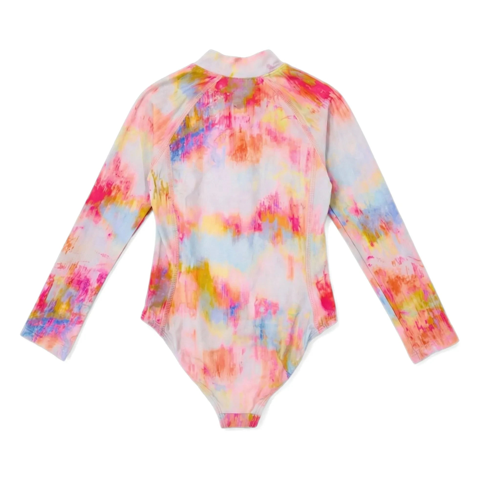 Lison Paris - Daiquiri Tie-Dye Badeanzug aus recycelten UV-schützenden Fasern | Rosa