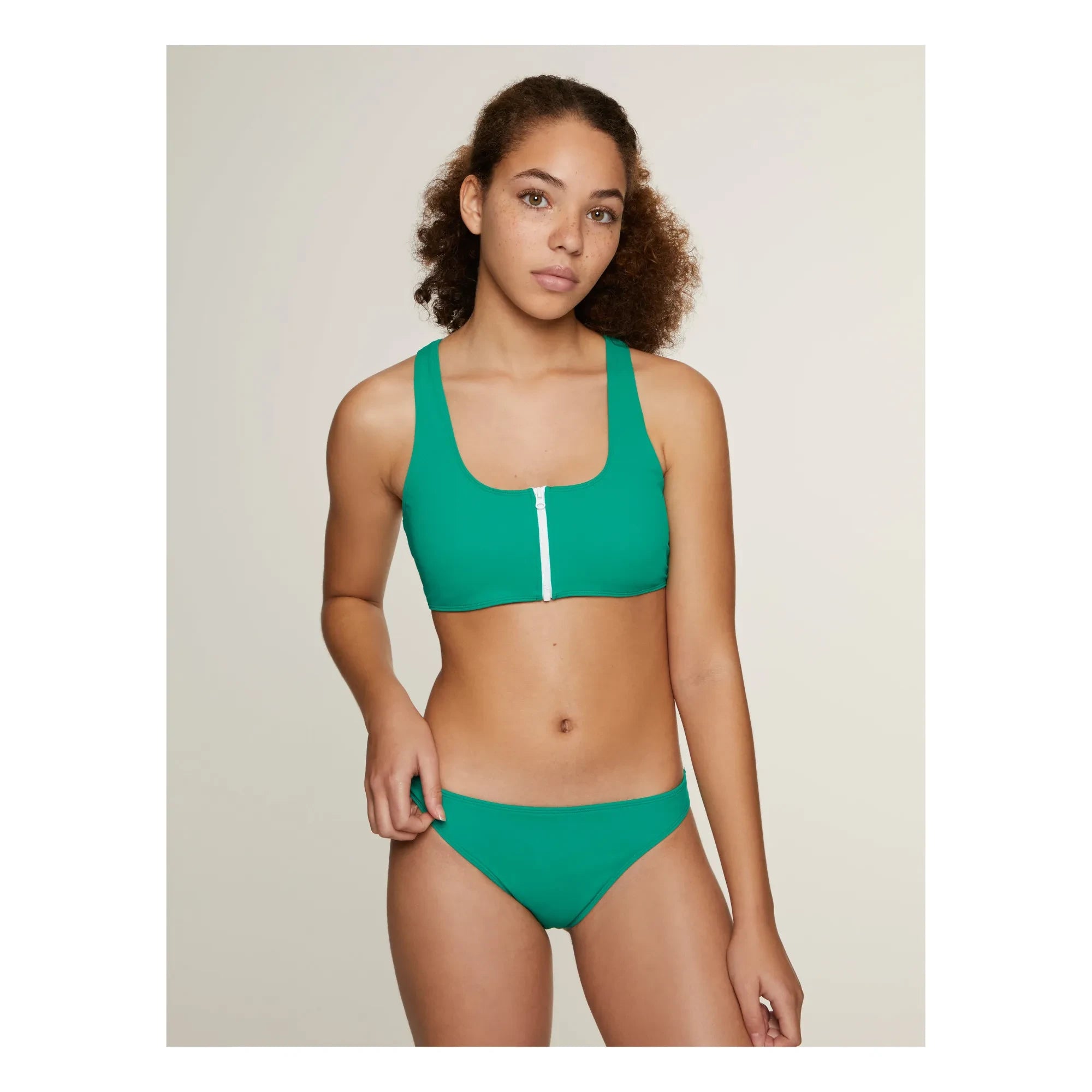 Miska Paris – Organic Brief Bikinihose | Grün