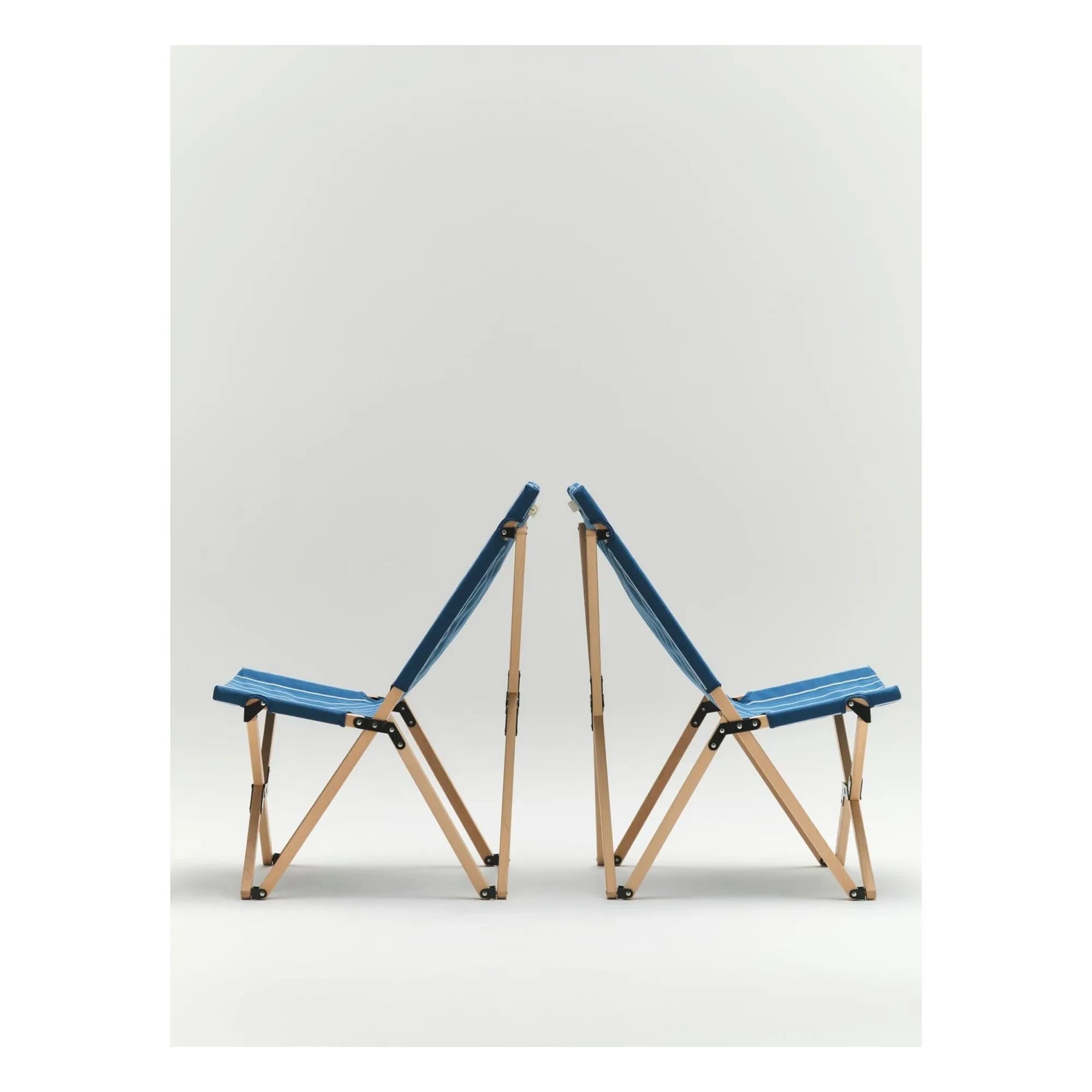 Hay - Outdoor Market Klappstuhl, Jasper Morrison | Blau