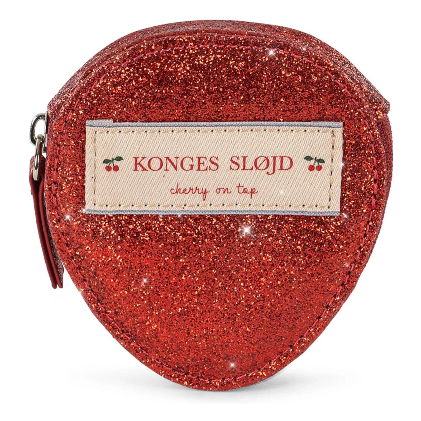 Konges Sløjd - Erdbeer-Pailletten-Tasche | Rot