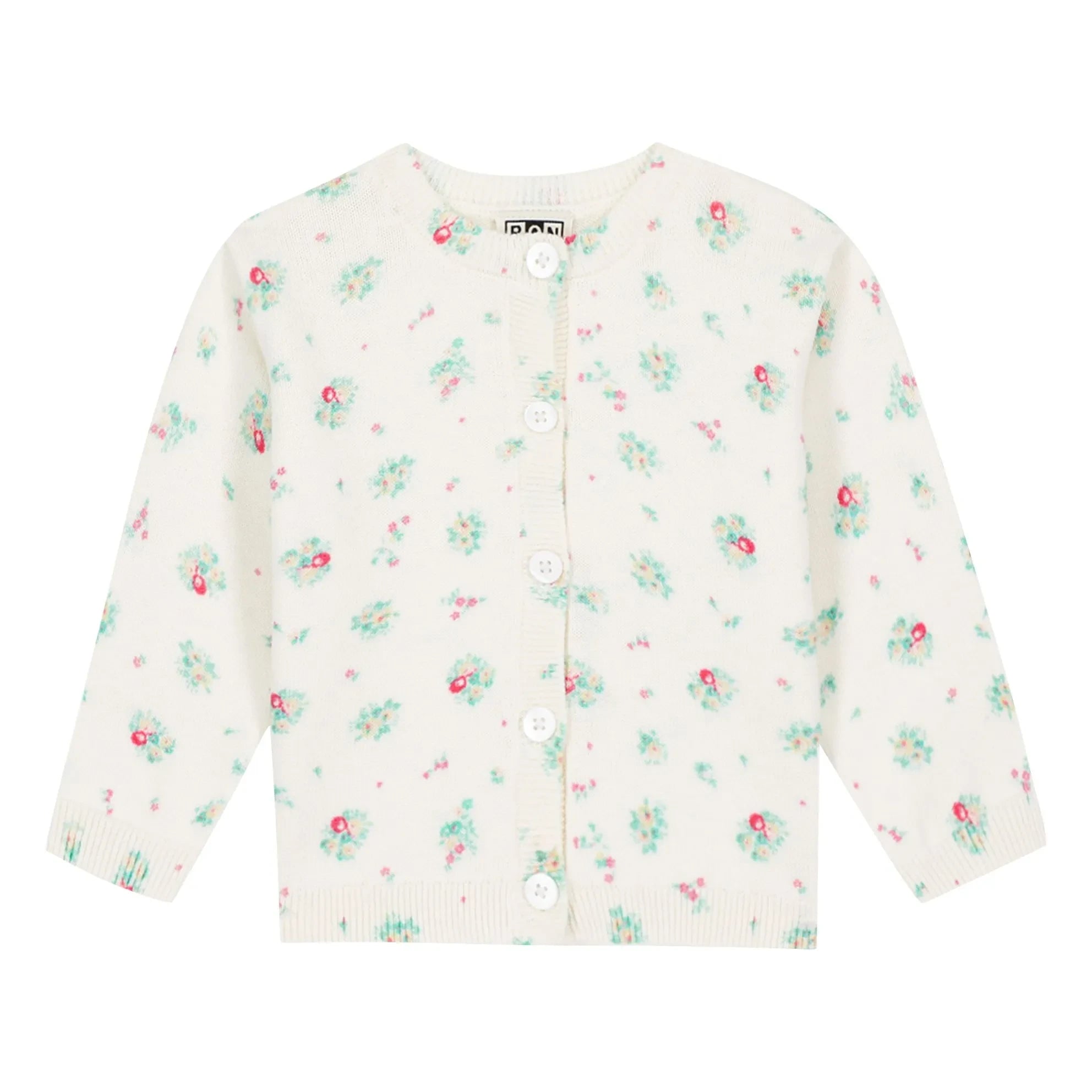 Bonton - Gilet Lilet-Sträuße | Creme