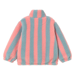 Tinycottons - Çizgili Sherpa Sweatshirt | Pembe