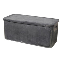 Broste Copenhagen - Fiber Outdoor Aufbewahrungsbank | Carbon