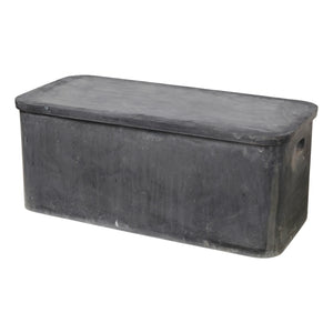 Broste Copenhagen - Fiber Outdoor Aufbewahrungsbank | Carbon