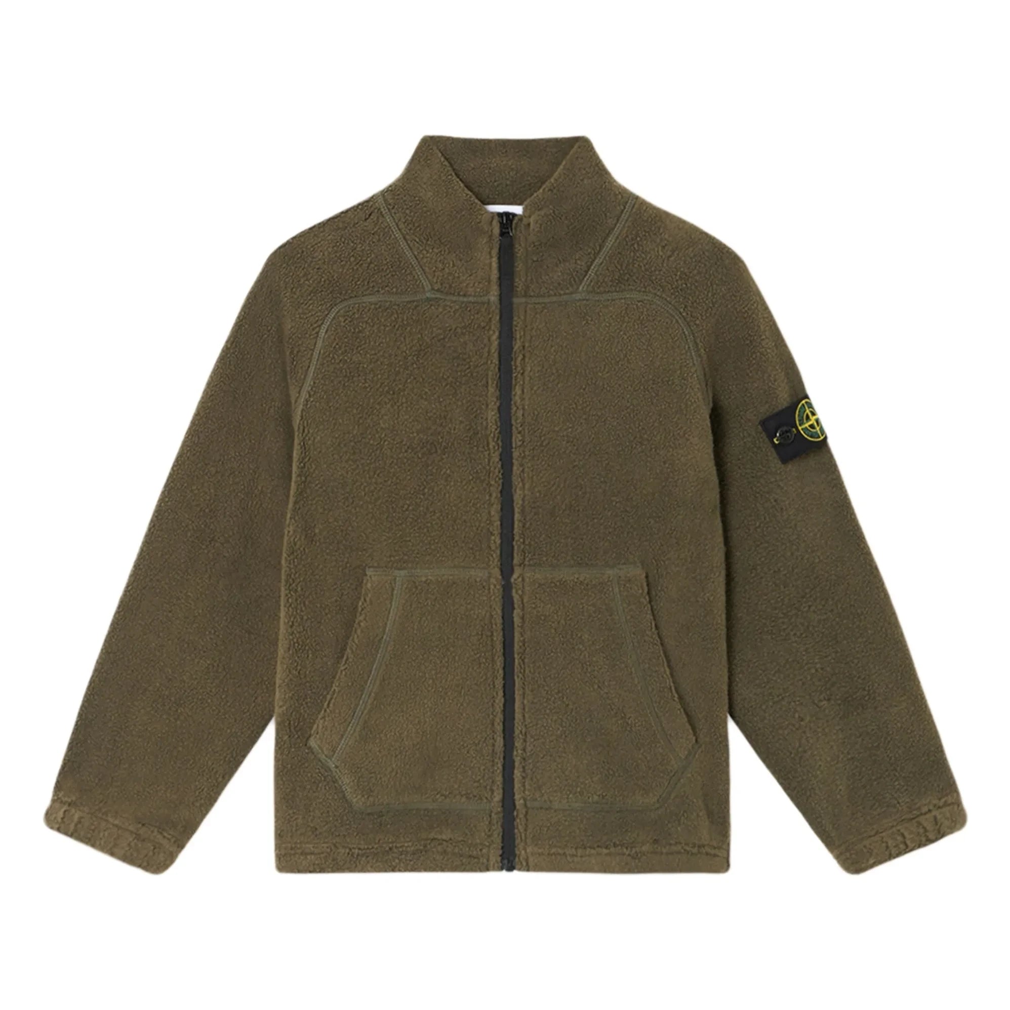 Stone Island - Sherpa-Style Jacke | Khaki