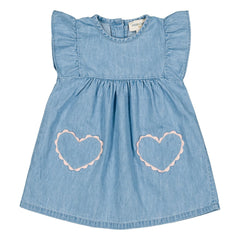 Louis Louise - Ethie Chambray Kleid | Hellblau