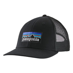 Patagonia – P-6 Logo Trucker Cap aus Bio-Baumwolle | Schwarz