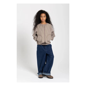 Smallable Kid - Ärmellose Stepp-Cheer-Jacke | Dunkelgrau