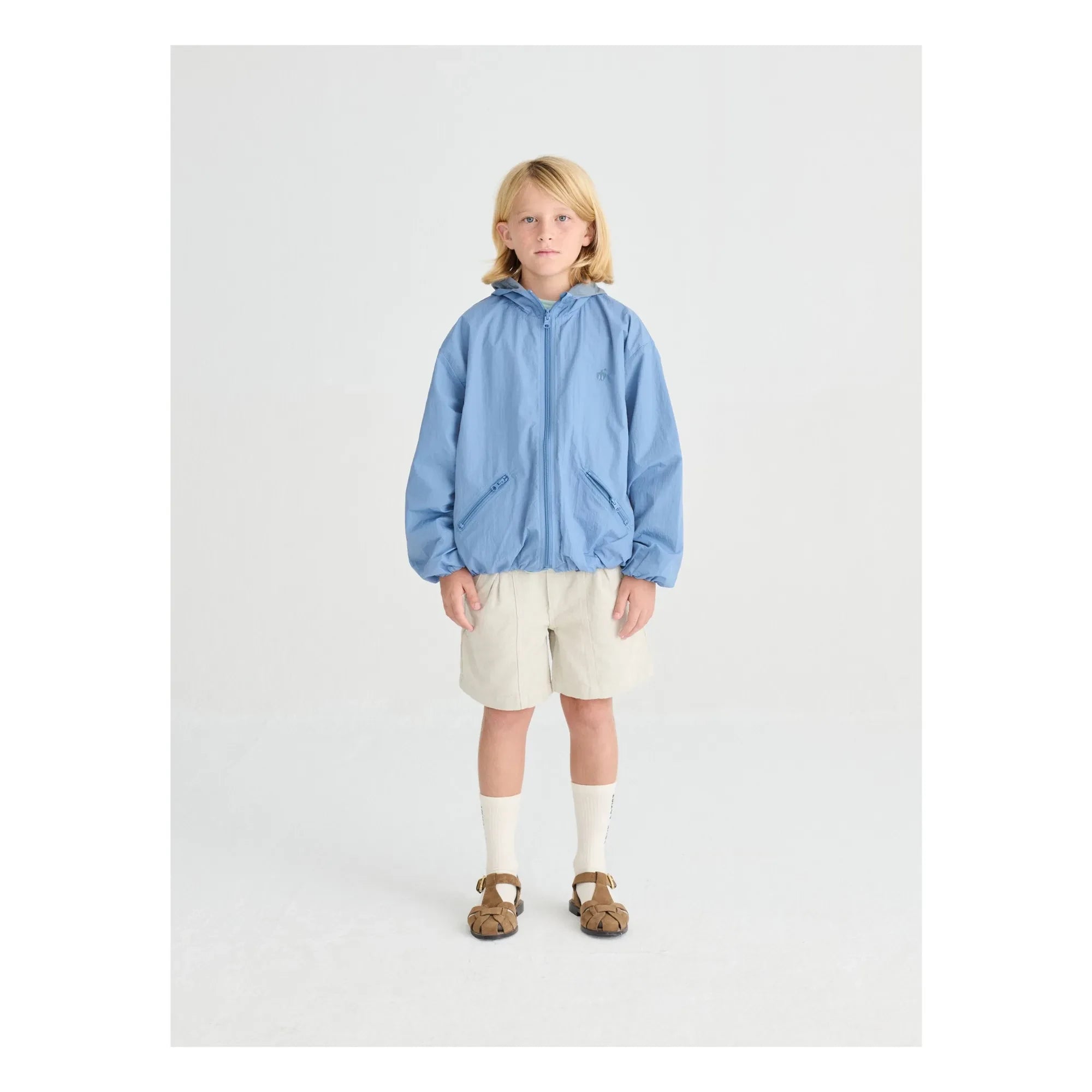 True Artist – Nr. 2 Wende-Windjacke | Grau-Blau