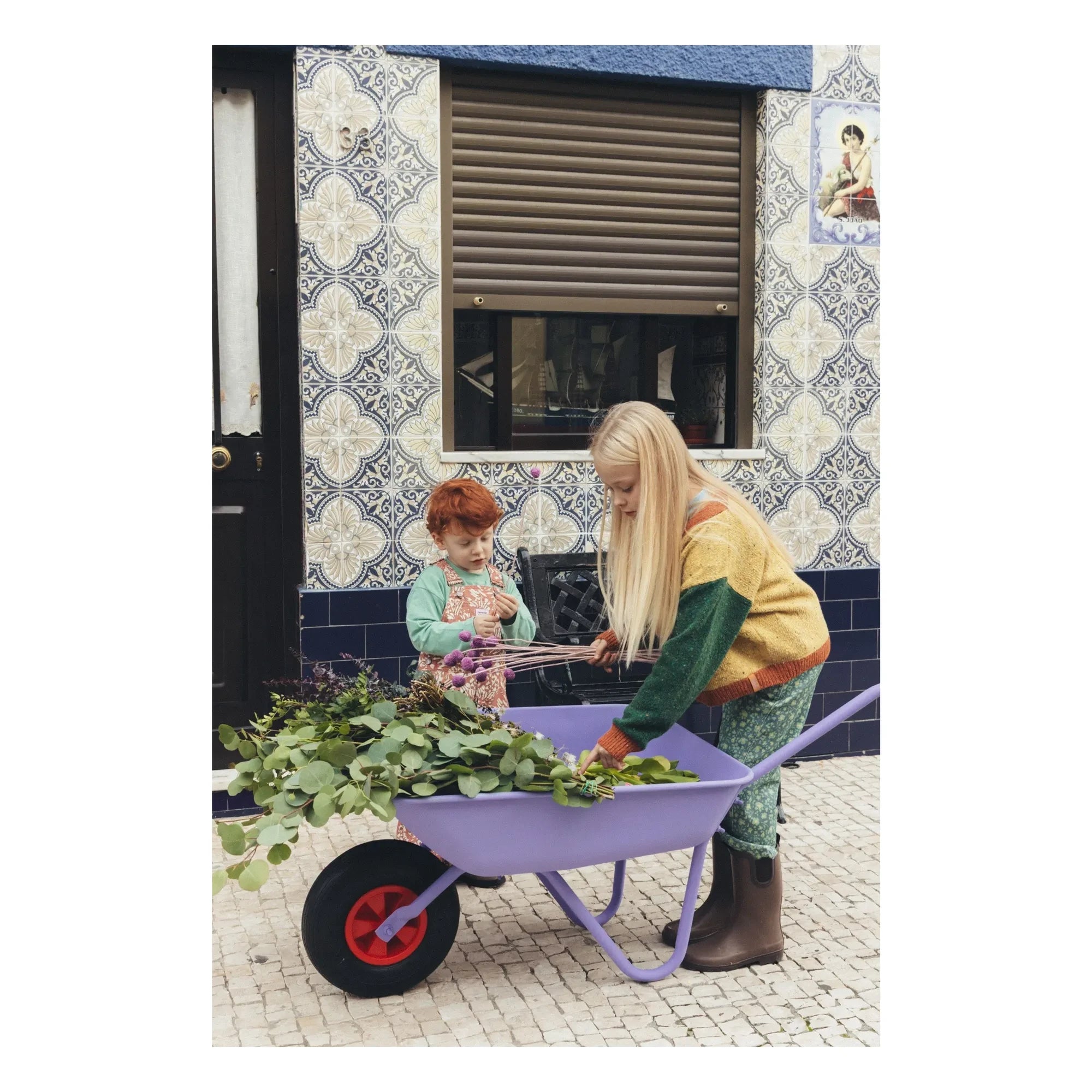 Favorite People - Lunck Box Renk Bloklu Yünlü Hırka | Sarı