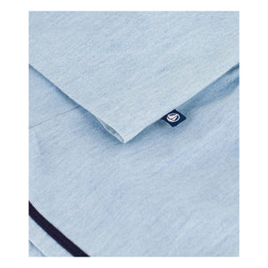 Petit Bateau - Chambray Oberteil und Kragenset | Hellblau
