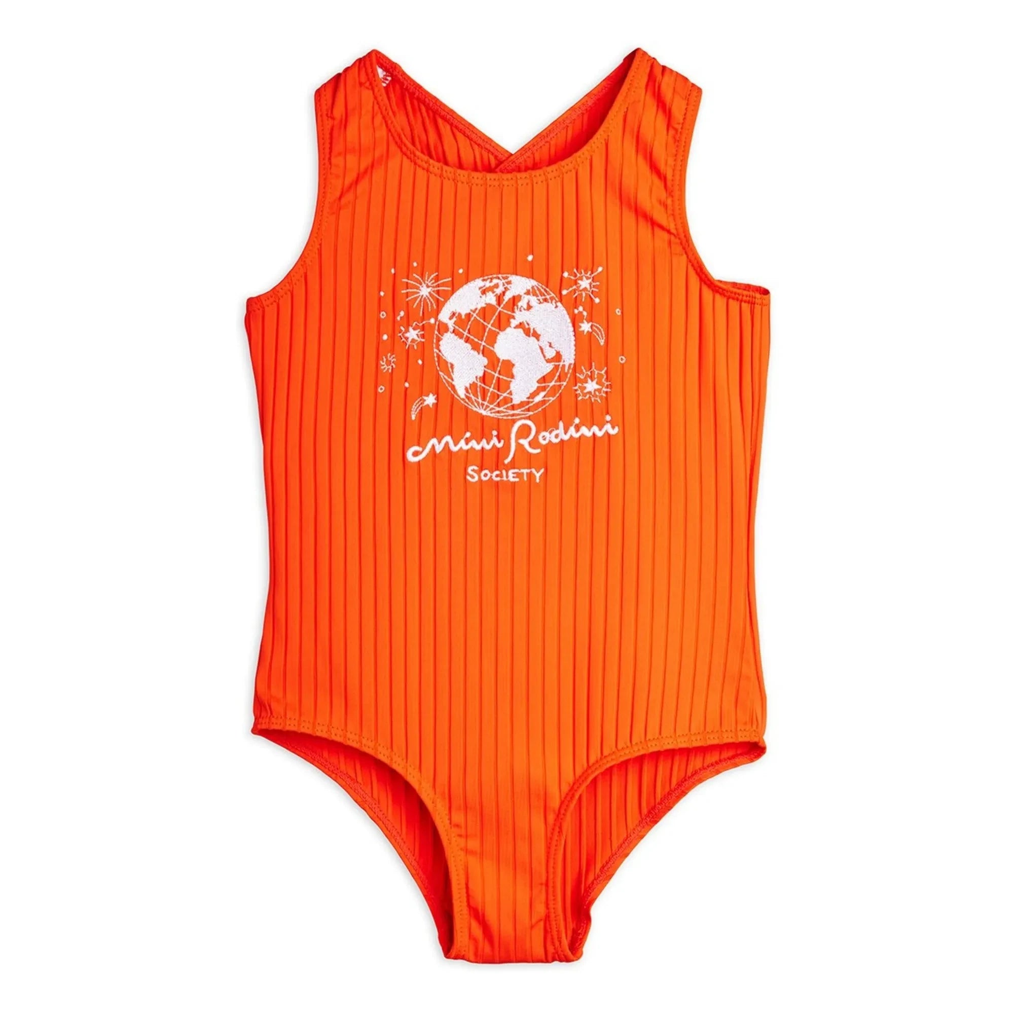Mini Rodini - Society Badeanzug aus recycelter Faser | Rot