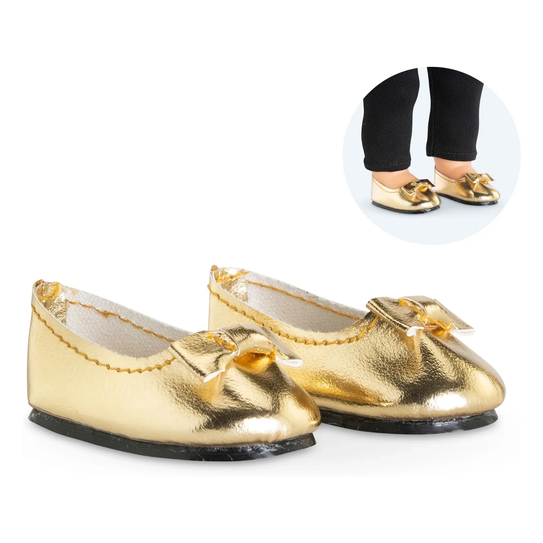 Corolle - Goldene Ballerinas für die 36 cm große Puppe | Gold