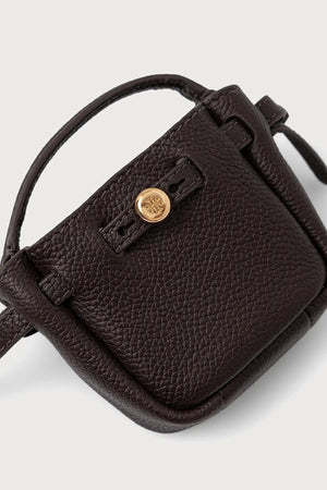 Tory Burch Romy deri kadın anahtarlık