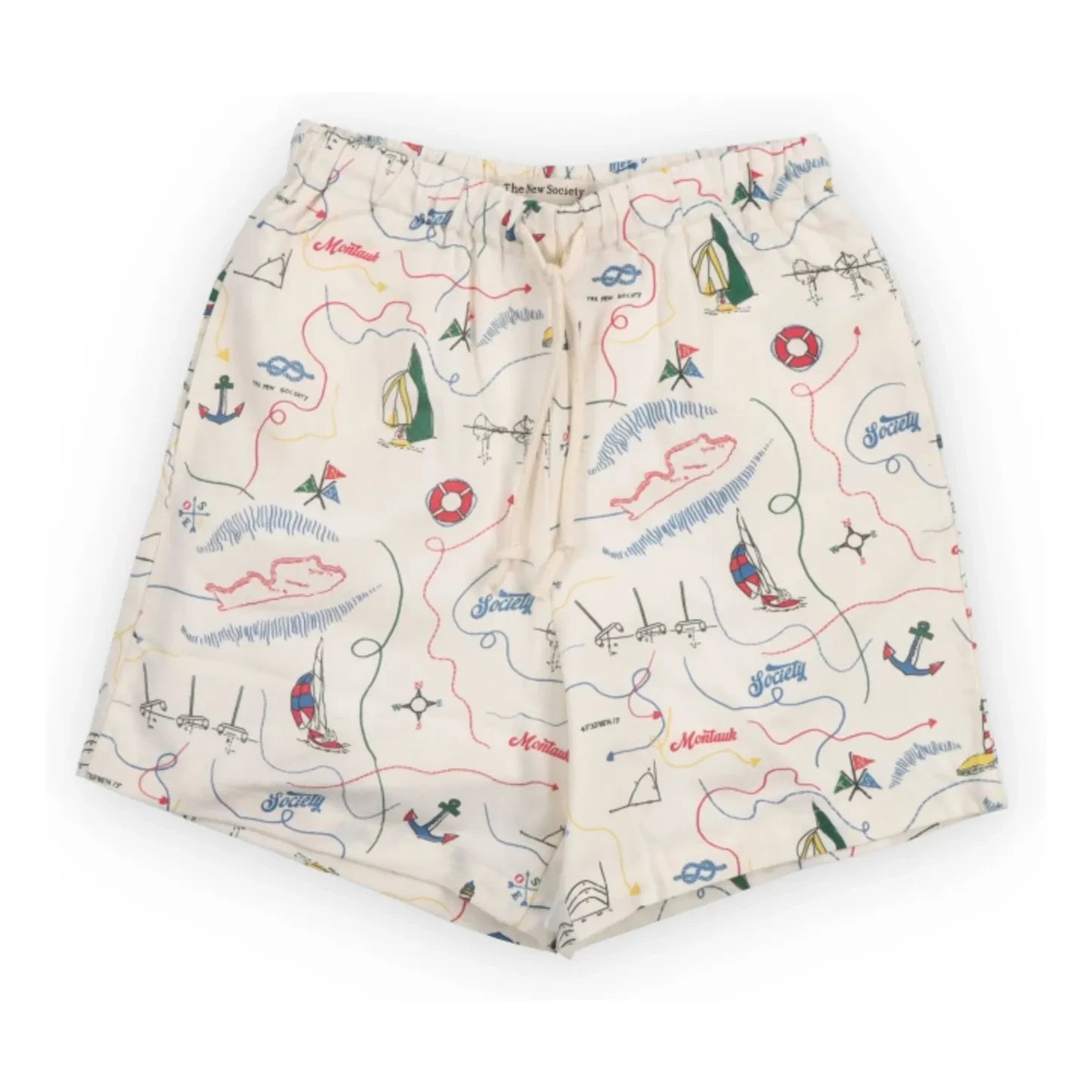 the new society - Bermuda-Shorts Clove Bateaux Coton BCI | Ecru