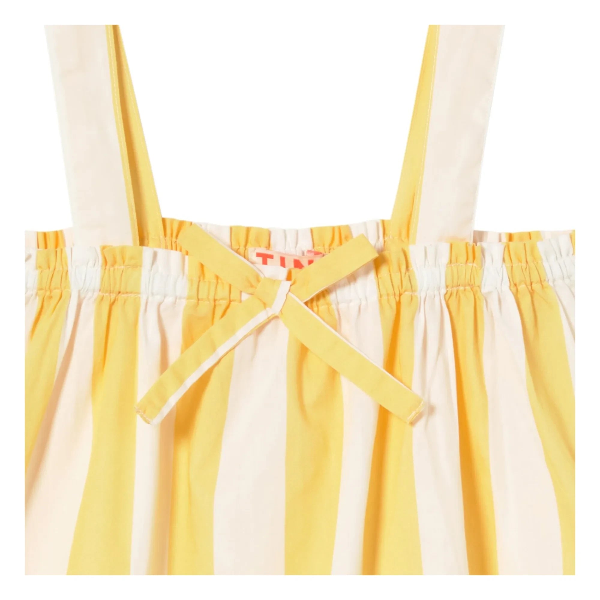 Tinycottons - Gestreiftes Kleid | Gelb