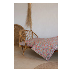 Louise Misha - Nicole Bio-Baumwoll-Spannbetttuch | Orange