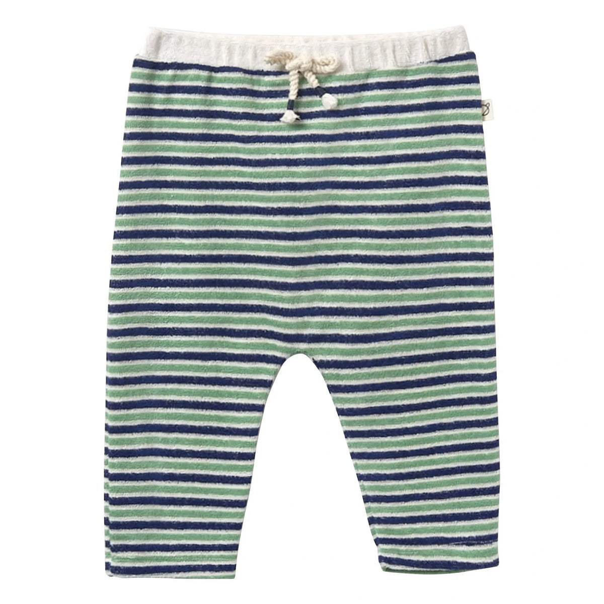 Cozmo - Jasper Gestreifte Frottee-Leggings | Marineblau