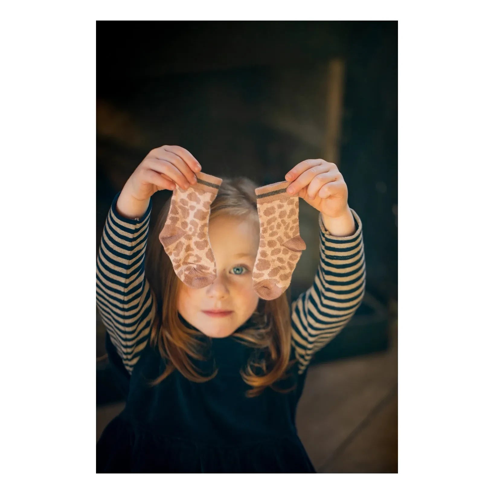 1+ in the family - Trieste Leopar Çorap | Nude