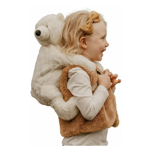Wild & Soft - Eisbären-Rucksack | Weiß