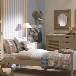 Wild & Soft – Wandbehang mit Elefantenkopf | Grau