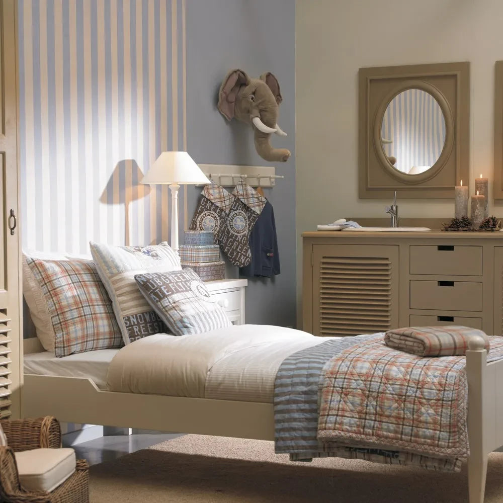 Wild & Soft – Wandbehang mit Elefantenkopf | Grau