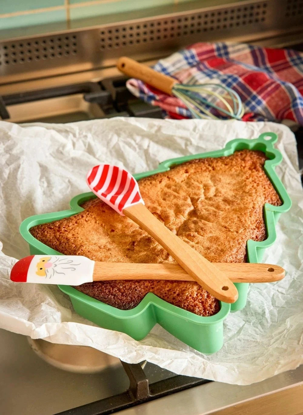 Rice - Silikon Weihnachtsküchenutensilien - 3er Set | Bunt