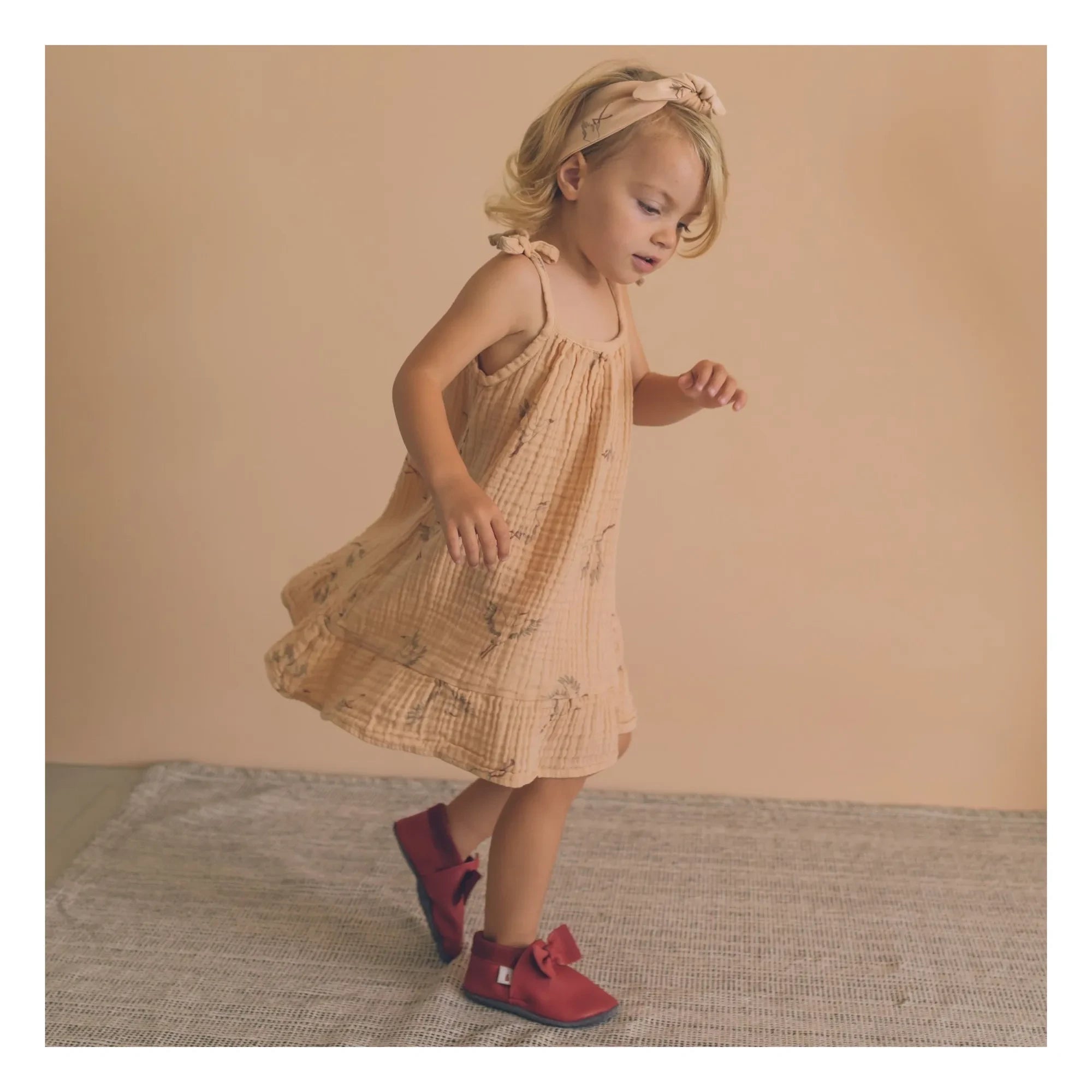 Baobaby - Knot-Hausschuhe | Kirschrot