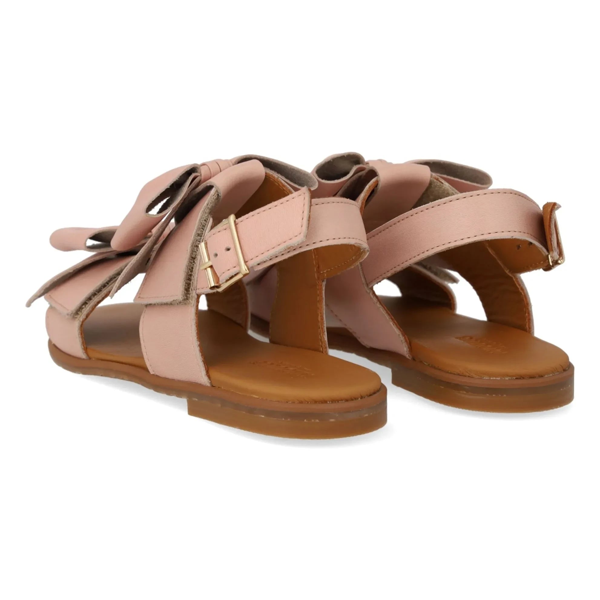 Angulus - Sandalen mit Doppelknoten | Blassrosa
