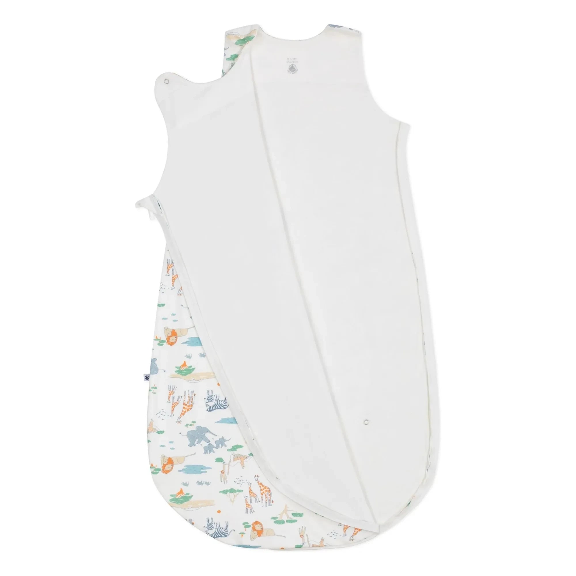 Petit Bateau - Savane Bio-Baumwoll-Schlafsack | Weiß