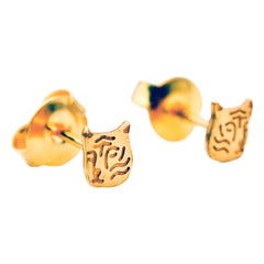 Adorabili - Tiger-Ohrringe | Gold