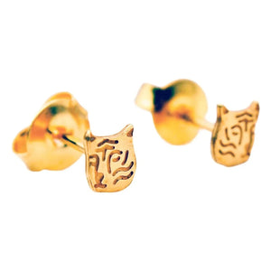 Adorabili - Tiger-Ohrringe | Gold