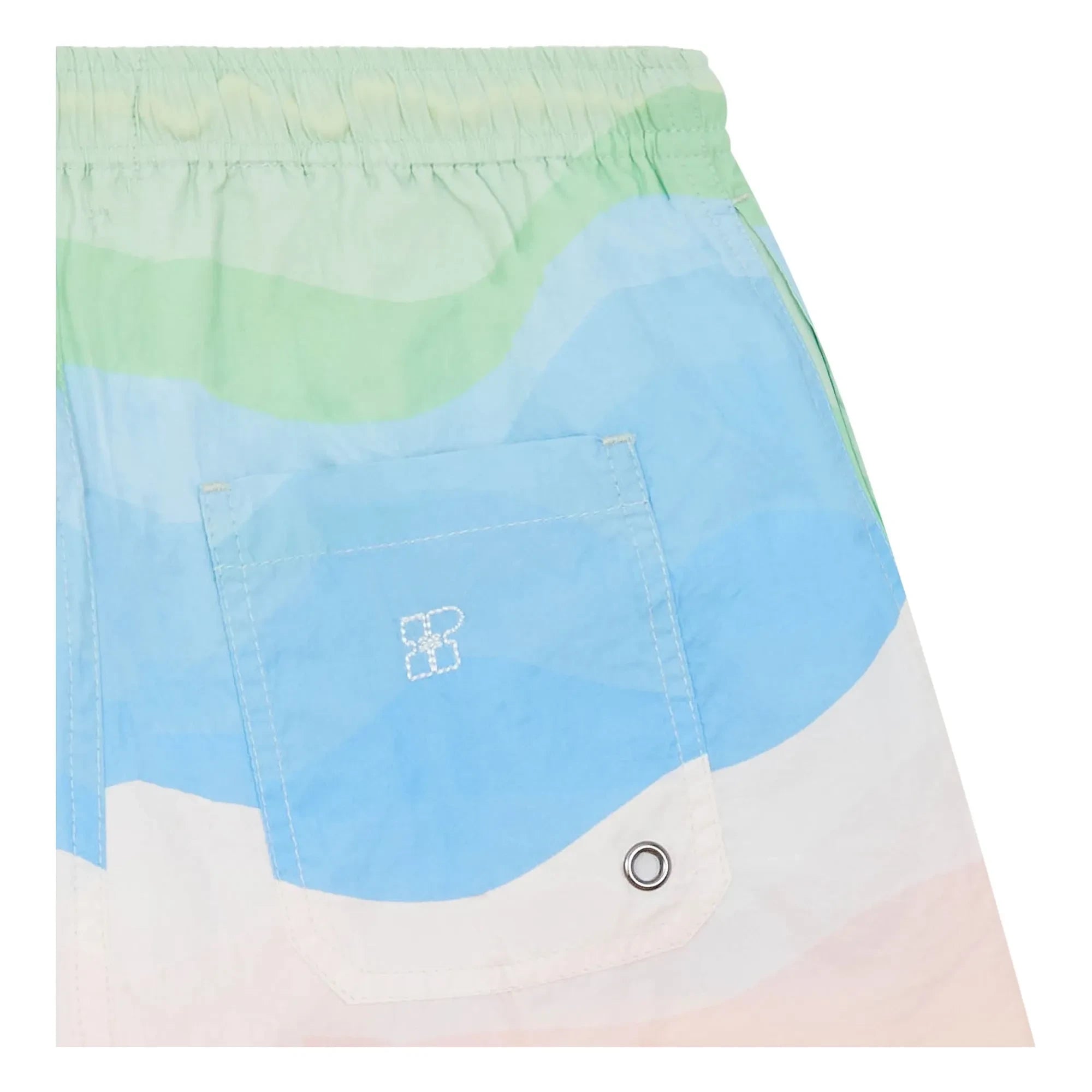 Hundred Pieces – Badeshorts „Wave“ | Grün